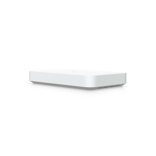 Ubiquiti UniFi Gateway Fiber Front, available from MS Dist.