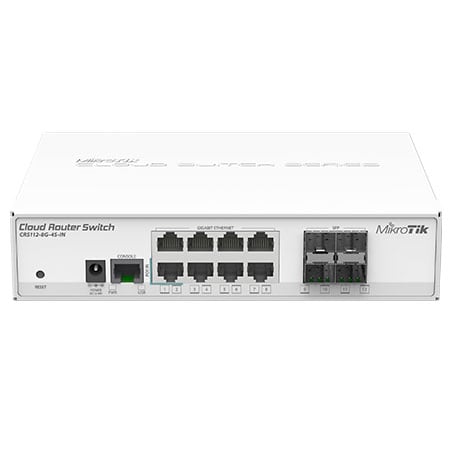 MS Distribution | MikroTik RouterBOARD Cloud Router Switch 112-8G-4S-IN